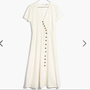 NEW Madewell White Linen Dress